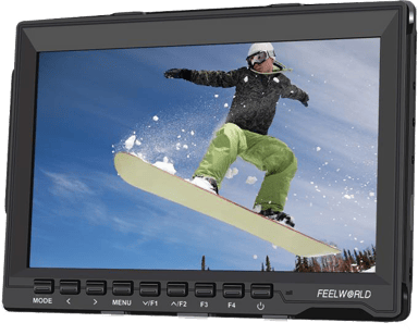 Feelworld FW759 Kameraövervakning 17,8 cm (7") Svart 1280 x 800 pixlar