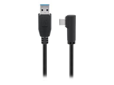 Microconnect USB3.1CA05A USB-kabel USB 3.2 Gen 2 (3.1 Gen 2) 0,5 m USB A USB C Svart 0.5m USB-A USB-C Svart