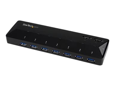 Startech StarTech.com USB 3.0-hub med 7 portar och dedicerade laddningsportar - 5Gbps - 2x 2,4 A-portar