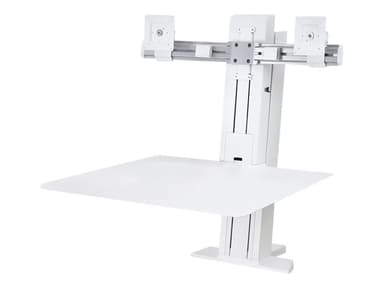 Ergotron Workfit-sr Dual Monitor White 