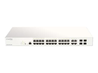 D-Link DBS-2000-28MP verkkokytkin Hallittu L2 Gigabit Ethernet (10/100/1000) Harmaa 
