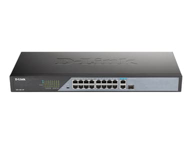 D-Link DSS-100E-18P netwerk-switch Unmanaged Fast Ethernet (10/100) Power over Ethernet (PoE) Zwart 