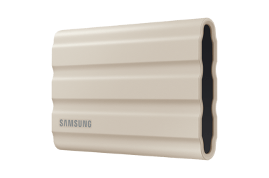 Samsung T7 Shield 1TB Rugged Portable SSD USB-C Beige