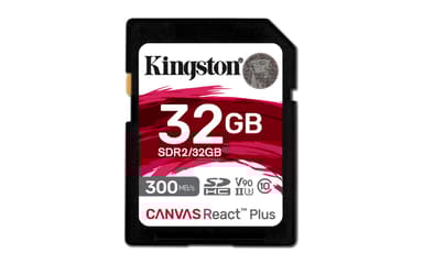 Kingston Technology Canvas React Plus 32 GB SD UHS-II Klasse 10 32GB SD UHS-II