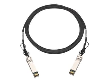 QNAP CAB-DAC15M-SFP28 InfiniBand og fiberoptisk kabel 1,5 m QSFP28 Sort 1.5m. QSFP28 QSFP28