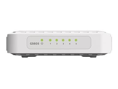 Netgear GS605-400PES netværksswitch Ikke administreret L2 Gigabit Ethernet (10/100/1000) Hvid 