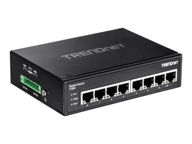 Trendnet TI-G80 nettverkssvitsj Uhåndtert L2 Gigabit Ethernet (10/100/1000) Sort 