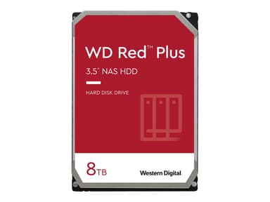 WD Red Plus 8TB 3.5" 5640r/min SATA 6.0 Gbit/s HDD