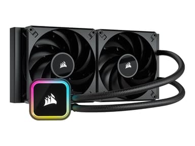 Corsair H115I Luftkylare Svart 1 styck AiO vattenkylare Svart