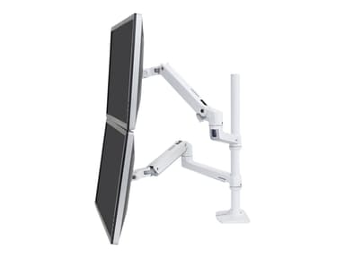 Ergotron LX Dual Stacking Arm Tall Pole 