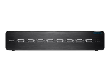 Belkin F1DN108KVM-UN-4 KVM-switchar Rackmontering Svart 