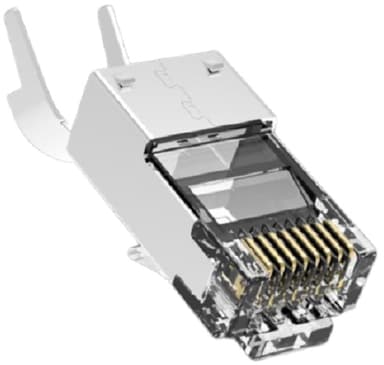 Direktronik Rj45 Plug Stp Cat6a Solid 1.45mm Awg24-26 W/tail 