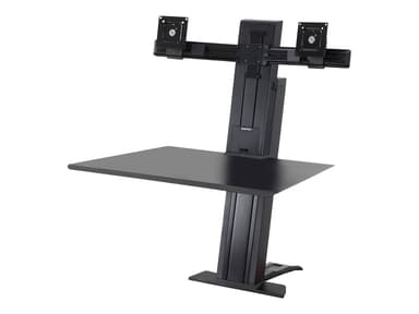 Ergotron Workfit-sr Dual Monitor Black 