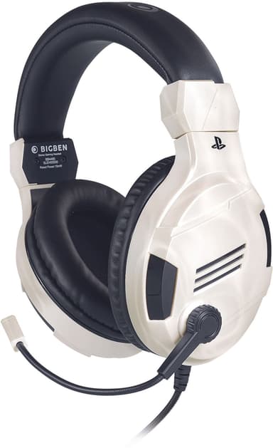 Big Ben Stereo Gaming Headset V3 Ps4/ps5 - White Hvit Sort