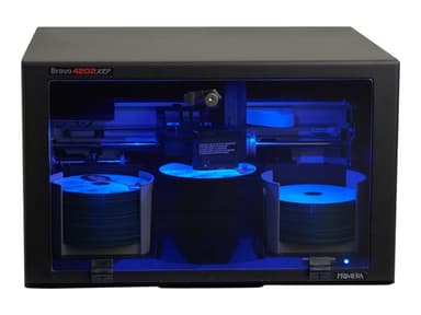 Primera Bravo 4202 XRP CD-/DVD-levyjen monistuslaite 100 levyt USB 3.2 Gen 1 (3.1 Gen 1) Musta 