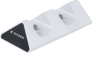 Big Ben PS5DUALCHARGERV2 spillekonsol del & tilbehør Dockingstation Hvid Sort
