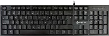 Voxicon Wired Slim Keyboard ISO International Ledningsført US International