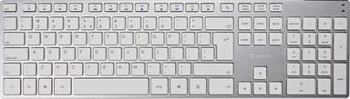 Voxicon Wireless Slim Metal Keyboard 295BWL Trådløs US International