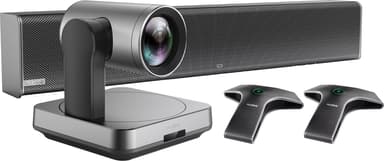 Yealink UVC84 12X PTZ vergadercamera + 2 microfoons + luidspreker 