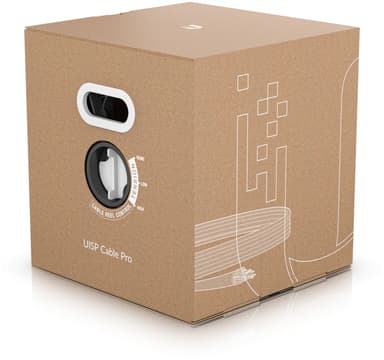 Ubiquiti Bulk Cable UISP Cable Pro Cat5e 305m Zwart
