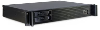 Inter-Tech 1.5U-1528L Mini-ITX Rack Musta
