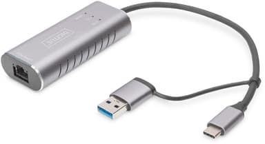 Digitus Nätverksadapter 2.5 Gigabit USB-C/USB USB-C USB 3.1 RJ-45