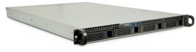 Inter-Tech 1U 1404 Rack Rustfrit stål Sort
