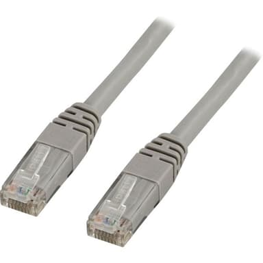 Deltaco Kytkentäkaapeli RJ-45 Cat6 3m Harmaa