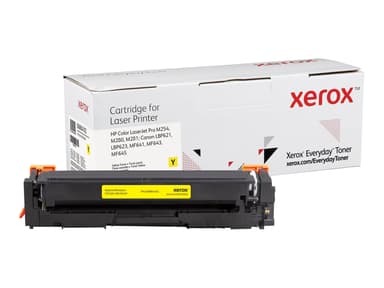 Xerox Everyday V�rikasetti Vaihtoehtona HP Keltainen 203X (CF542X) HC
