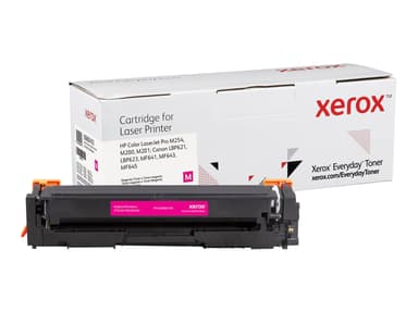 Xerox Everyday V�rikasetti Vaihtoehtona HP Magenta 203X (CF543X) HC
