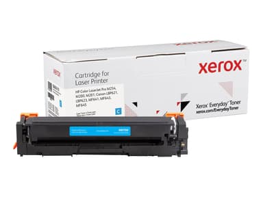 Xerox Everyday V�rikasetti Vaihtoehtona HP Syaani 203X (CF541X) HC