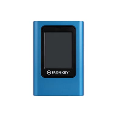 Kingston IRONKEY VAULT PRIVACY 80 1.92TB EXT SSD USB-A/C USB Type-C Blauw