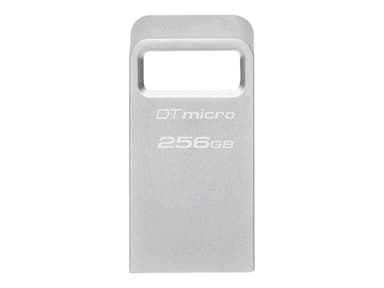 Kingston Technology DataTraveler Micro USB-muisti 256 GB USB A-tyyppi 3.2 Gen 1 (3.1 Gen 1) Hopea 256GB USB-A Hopea
