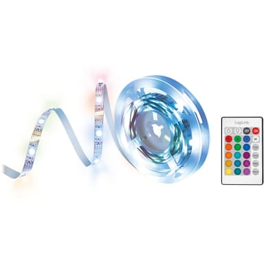 Logilink LED-strip RGB Med fjernbetjening 3 meter 