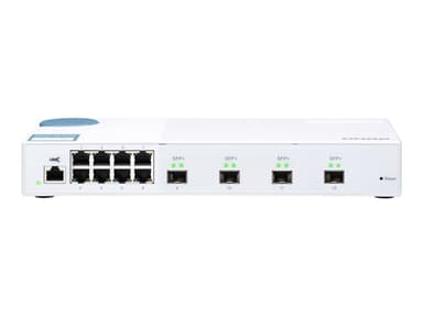 QNAP QSW-M408S netværksswitch Administreret L2 Gigabit Ethernet (10/100/1000) Hvid 