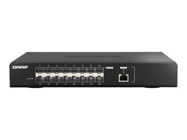 QNAP QSW-M5216-1T nätverksswitchar hanterad L2 Svart 
