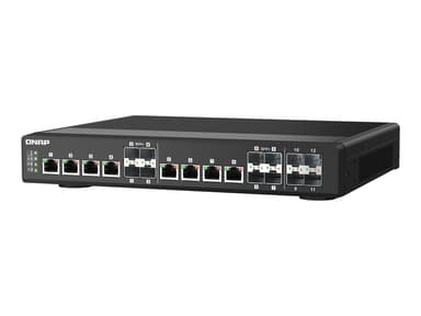 QNAP QSW-IM1200-8C netværksswitch Administreret L2 Sort 