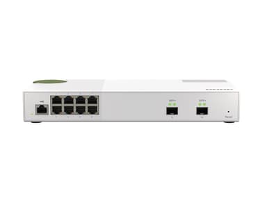 QNAP QSW-M2108-2S verkkokytkin Hallittu L2 2.5G Ethernet (100/1000/2500) Harmaa 
