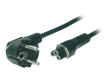 Microconnect PE010818 el-ledning Sort 1,8 m CEE7/7 C5 forbinder 1.8m. CEE7/7 C5 forbinder Sort