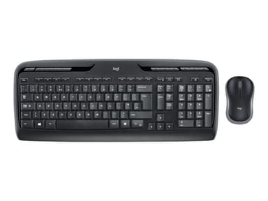 Logitech Wireless Combo MK330 Trådlös Nordisk