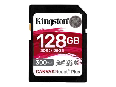 Kingston Technology Canvas React Plus 128 GB SD UHS-II Klasse 10 128GB SD UHS-II