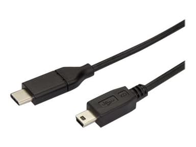 Startech StarTech.com USB2CMB2M USB-kabel USB 2.0 2 m USB C Mini-USB B Sort 2m USB C Mini-USB B Sort
