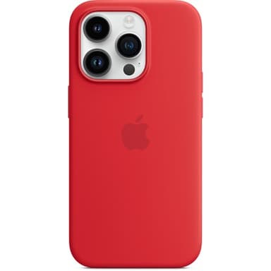 Apple Silicone Case With Magsafe iPhone 14 Pro Rød
