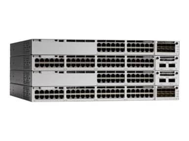 Cisco Catalyst C9300-24P-E netværksswitch Administreret L2/L3 Gigabit Ethernet (10/100/1000) Strøm over Ethernet (PoE) 1U Grå