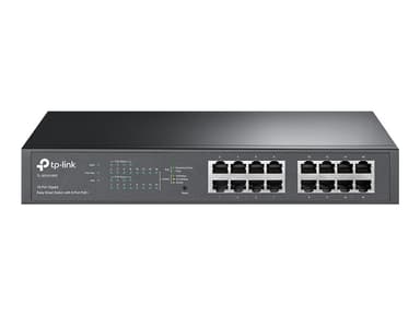 TP-Link TL-SG1016PE netværksswitch Administreret L2 Gigabit Ethernet (10/100/1000) Strøm over Ethernet (PoE) Sort 
