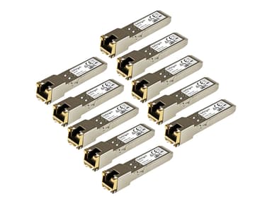 Startech StarTech.com GLCT10PKST lähetin-vastaanotinmoduuli Kupari 1000 Mbit/s SFP