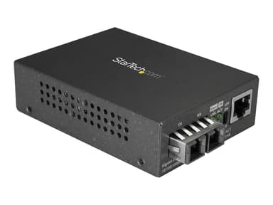 Startech StarTech.com MCMGBSCSM10 netwerk media converter 1000 Mbit/s 1310 nm Single-mode Zwart 