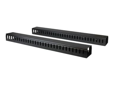 Startech StarTech.com 2-Pack 20U Verticale Kabelmanager met Open Sleuven, 40U Rackmonteerbare Kabelorganizer, 2x 91cm Kabelgeleiders