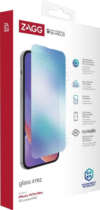 Zagg InvisibleShield Glass XTR2 iPhone 14 Pro Max