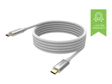 Vision Professional Installation-grade Usb-c Cable - Lifetim 4m USB C USB C Hvit